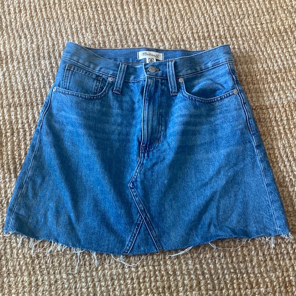 Madewell Jean Skirt